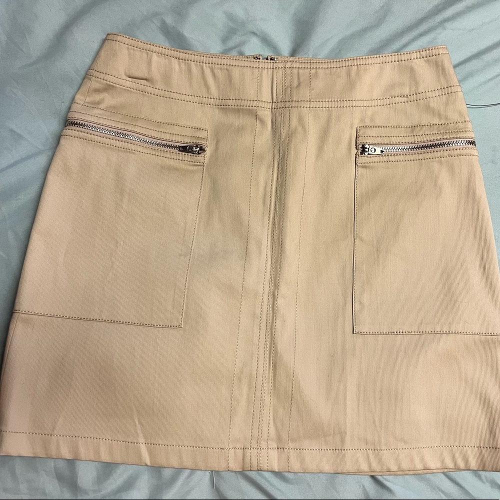 Kenneth Cole Tan Mini Skirt, NWT, Size 2